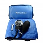 Baumanómetro aneroide de doble manguera color azul cielo MEM-5880-AC MARCA -  Medimetrics