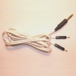 Cable estéreo 2 pin negro 1.8 M DYN-7B0231 MARCA -  Dynatronics
