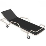 Camilla para ambulancia esmaltada con cojin ESG-CAM130 MARCA -