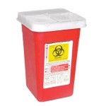 Recolector de polipropileno para punzocortantes capacidad 1.0 L paquete con 20 piezas A1C-PC-1N-PAQ MARCA -  A1 contenedores