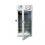 Refrigerador vertical de 14 pies para laboratorio acero inox. esmaltado con 1 puerta de cristal REF-RVCCDV-14 MARCA -  RefriMed