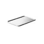 Charola de acero inoxidable para mesa de mayo cal. 20 ESG-CHA001 MARCA -