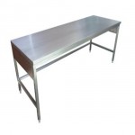 Mesa alta con cubierta de acero inoxidable de 60 x 70 x 90 cm HEL-HM275 MARCA -  Herlis