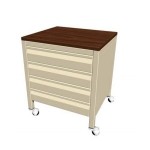 Carro cajonero esmaltado ESG-CAR910 MARCA -