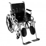 Silla de ruedas suprema cromada HER-S400 MARCA -  Hergom