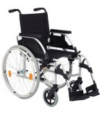 Silla de ruedas de acero de 44 cm gris martillado, modelo unix BEZ-SU067000-006D MARCA -  Sunrise Medical