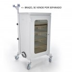 Carro humo porta equipo de endoscopia CIS-3040 MARCA -  Ciiasa