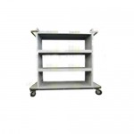 Carro para ropa limpia esmaltado. HEL-HM78 MARCA -  Herlis