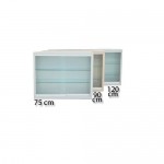 Vitrina contra muro de 90 cm CIS-8020 MARCA -  Ciiasa