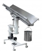 Mesa para cirugía veterinaria en V eléctrica, acero inoxidable DEK-ELIFT828 MARCA -  Deiko