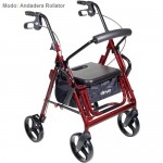 Andadera Rollator y silla de traslado DRI-795BU MARCA -  Drive Medical