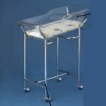 Carro cuna cromado con bacinete de acrílico HEL-HM97 MARCA -  Herlis