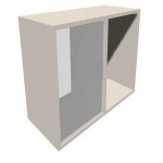 Vitrina de 60 cm para garrafones HEL-HM316 MARCA -  Herlis