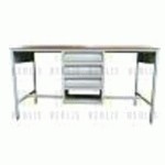 Mesa alta de 90 x 180 x 70 cm con cajonera central HEL-HM272 MARCA -  Herlis