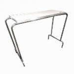Mesa puente estructura acero inoxidable llanta de 2" tipo bola HEL-HM191 MARCA -  Herlis