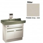 Mesa de exploración pediátrica 640 con báscula color Pebble Grey MID-640-001-216 MARCA -  Midmark
