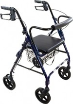 Andadera tipo Rollator color azul MFX-10257-BL MARCA -  MedFex