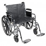 Silla de ruedas Bariátrica Sentra EC asiento de 24" con descansa-pies DRI-STD24ECDDA-SF MARCA -  Drive Medical