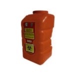 Recolector de polipropileno para liquido, color rojo, capacidad volumen -  12.0 Lts. A1C-PL-12-R MARCA -  A1 contenedores