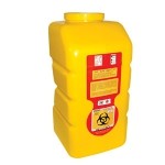 Recolector de polipropileno para liquido, color amarillo, capacidad volumen -  12.0 Lts. A1C-PL-12-A MARCA -  A1 contenedores
