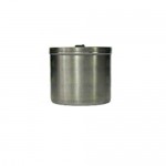 Recipiente algodonero con tapa de 4 litros 14.8 cm x 18.8 cm de diámetro HEL-HM42 MARCA -  Herlis