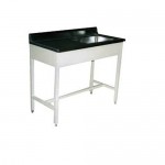 Lavabo pasteur izquierdo de 90 cm. HEL-HM128 MARCA -  Herlis