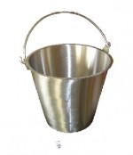 Cubeta para hospital de acero inoxidable de 20 litros HEL-HL05 MARCA -  Herlis