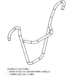 Gancho de sujeción para camilla en ambulancia MAR-CC-9901-AG MARCA -  Marega