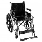 Silla de ruedas estándar cromada HER-S300 MARCA -  Hergom