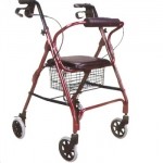 Andadera con canastilla y asiento MOB-ECC17 MARCA -  Mobicare