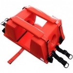 Inmovilizador de craneo termosellado adulto, color naranja IMP-032 MARCA -  Importado