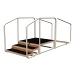 Escalera con rampa y 3 peldaños piso de madera con hule ESG-ESC913 MARCA -