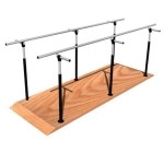 Barra paralela ajustable adulto-infantil con piso de madera ESG-BAR901 MARCA -